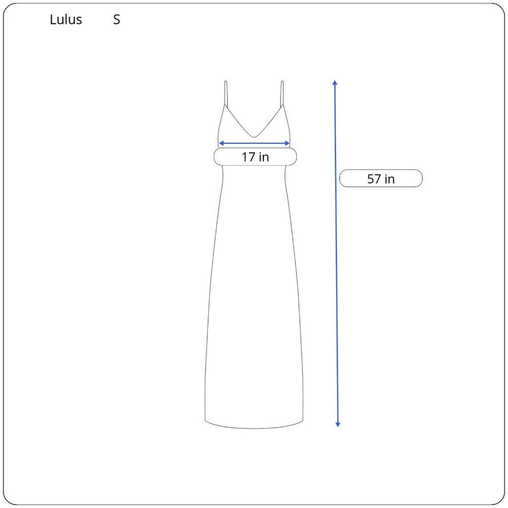 Lulus Womens Size Small Maxi Dress White Blue Sign Of The Times Flowy Beachy - Picture 16 of 16